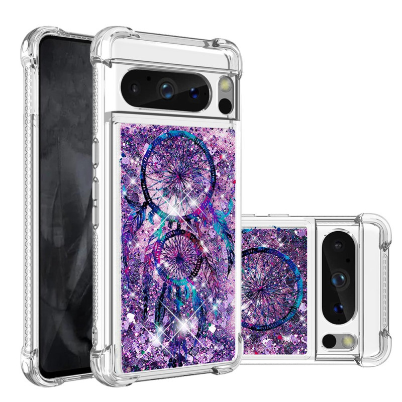 Coque Google Pixel 8 Pro Paillettes Attrape Rêves