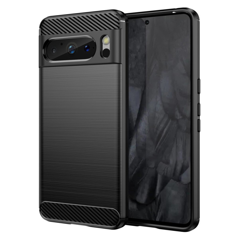 Coque Google Pixel 8 Pro Fibre Carbone Brossée