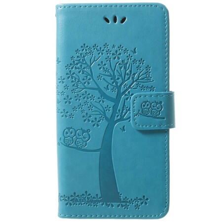 Housse Samsung Galaxy S9 Arbre et Hiboux à Lanière