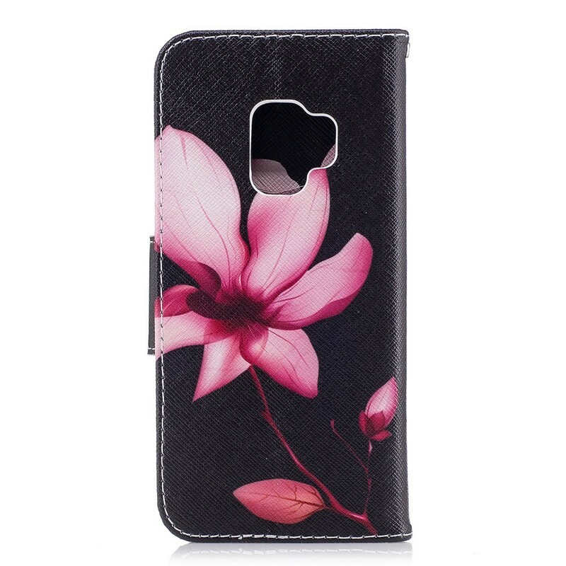 Housse Samsung Galaxy S9 Fleur Rose
