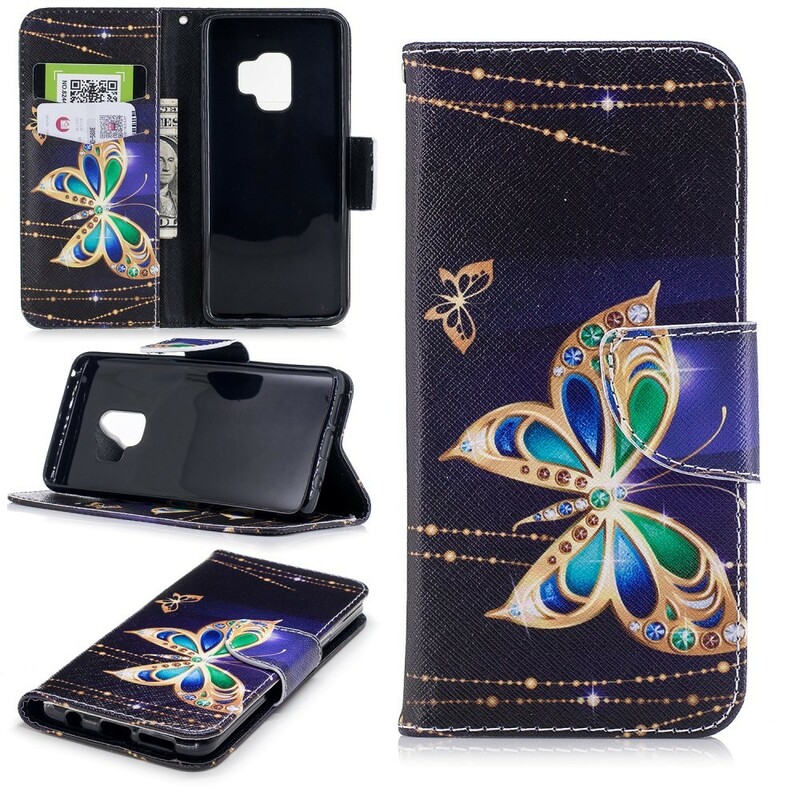 Housse Samsung Galaxy S9 Papillon Magique