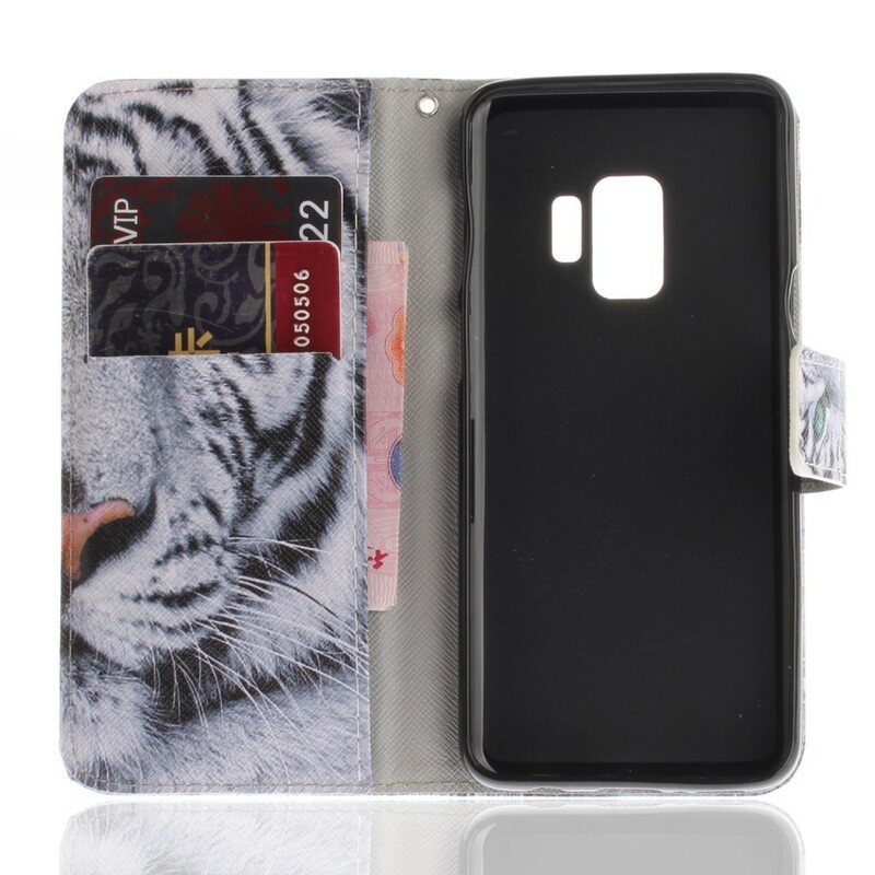 Housse Samsung Galaxy S9  Face de Tigre