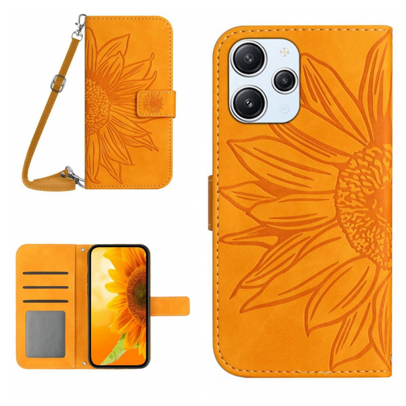 Coque Luxe Cuir Housse Etui QK1 pour Xiaomi Redmi Note 12 5G Orange