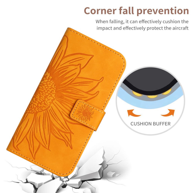 Coque Luxe Cuir Housse Etui QK1 pour Xiaomi Redmi Note 12 5G Orange