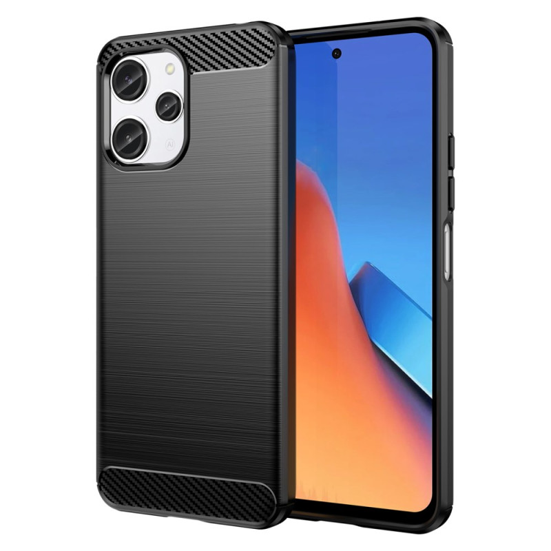 Coque Xiaomi Redmi 12 5G / Poco M6 Pro 5G Fibre Carbone Brossée