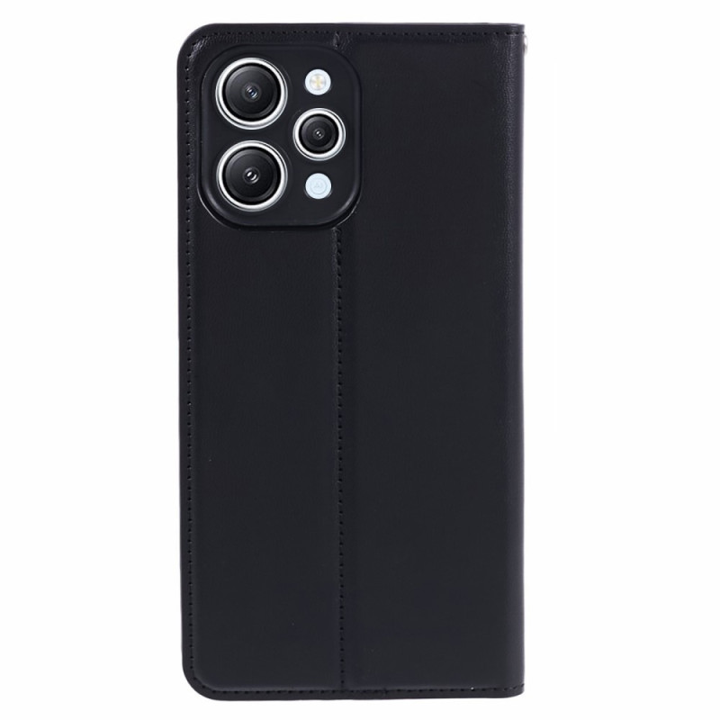 Flip Cover Xiaomi Redmi 12 / 12 5G / Poco M6 Pro 5G Effet Cuir HANMAN