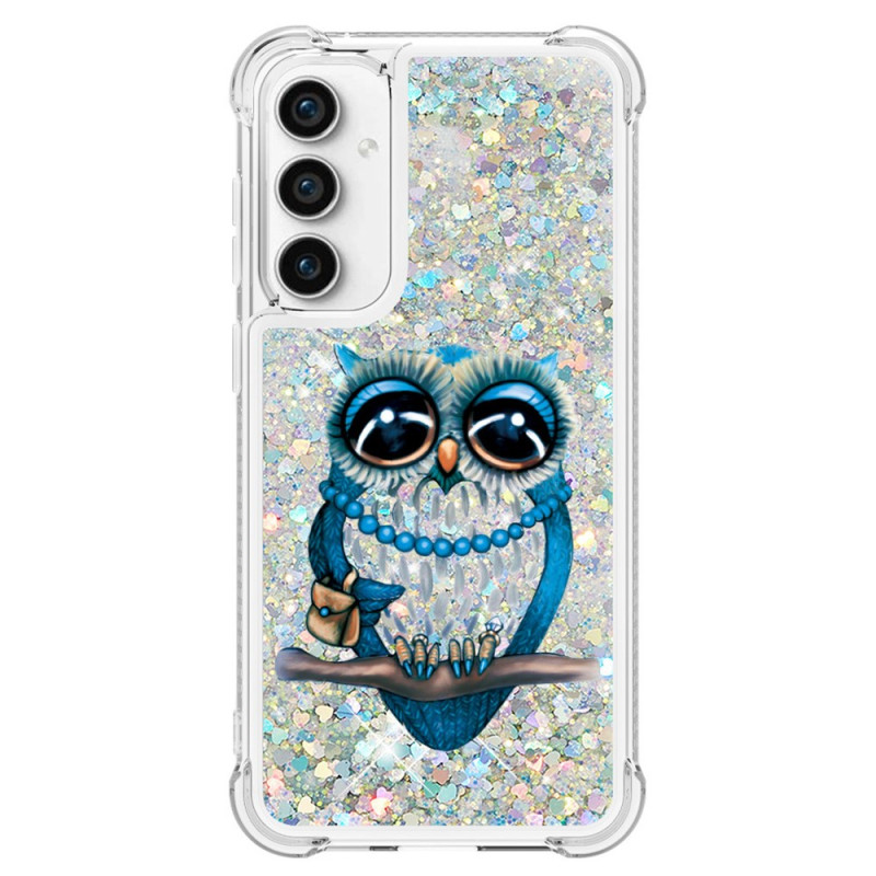 Coque Samsung Galaxy S23 FE Paillettes Miss Hibou