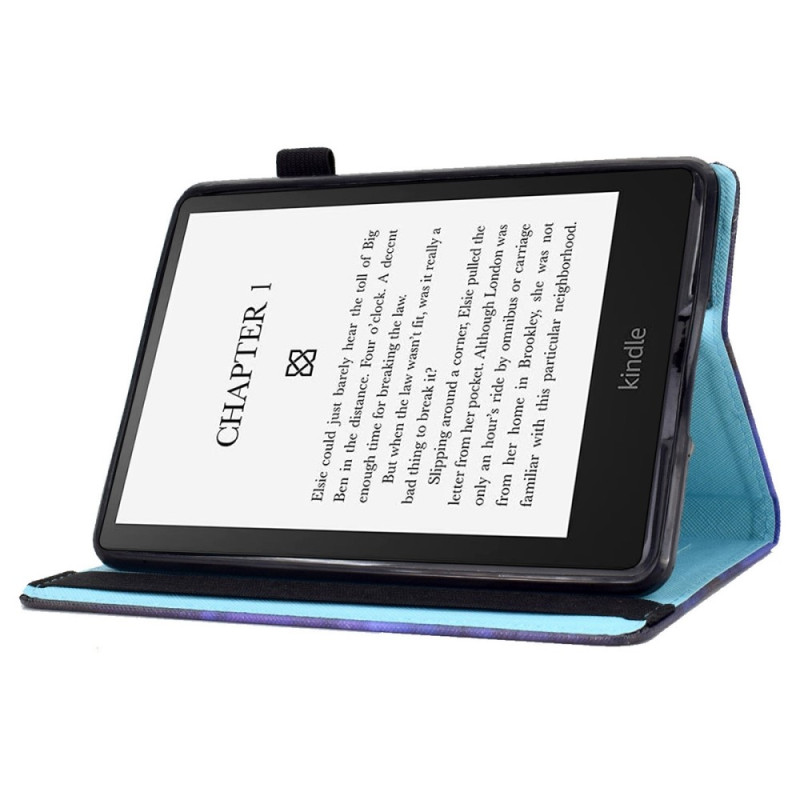 Pour  Kindle Paperwhite 3/2/1 YX Petit étui pour tablette en cuir  gaufré papillon (