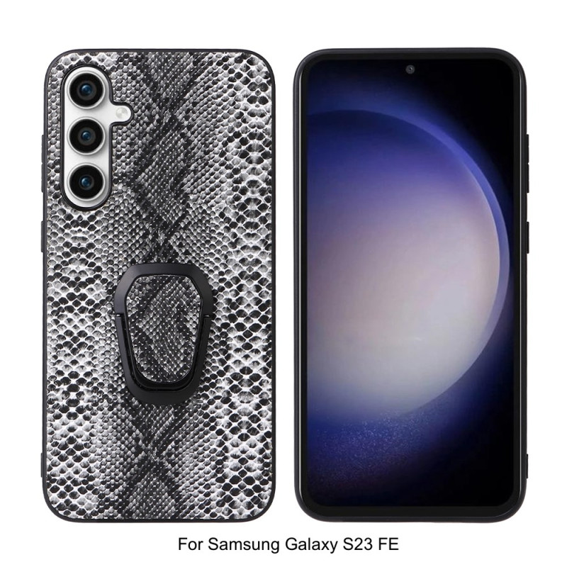 Coque Samsung Galaxy S23 FE Style Serpent avec Anneau-Support