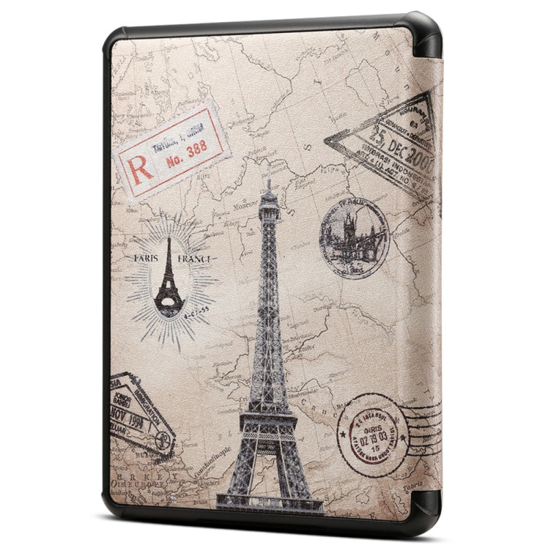 Étui Kindle Paperwhite 5 (2021) Tour Eiffel Vintage - Ma Coque