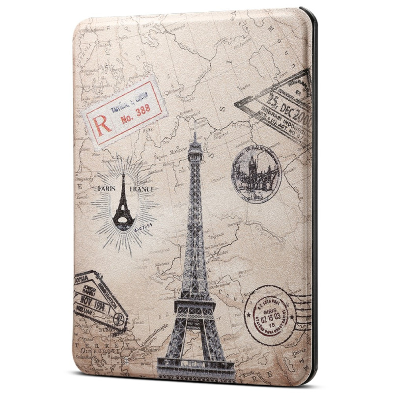 Étui Kindle Paperwhite 5 (2021) Tour Eiffel Vintage