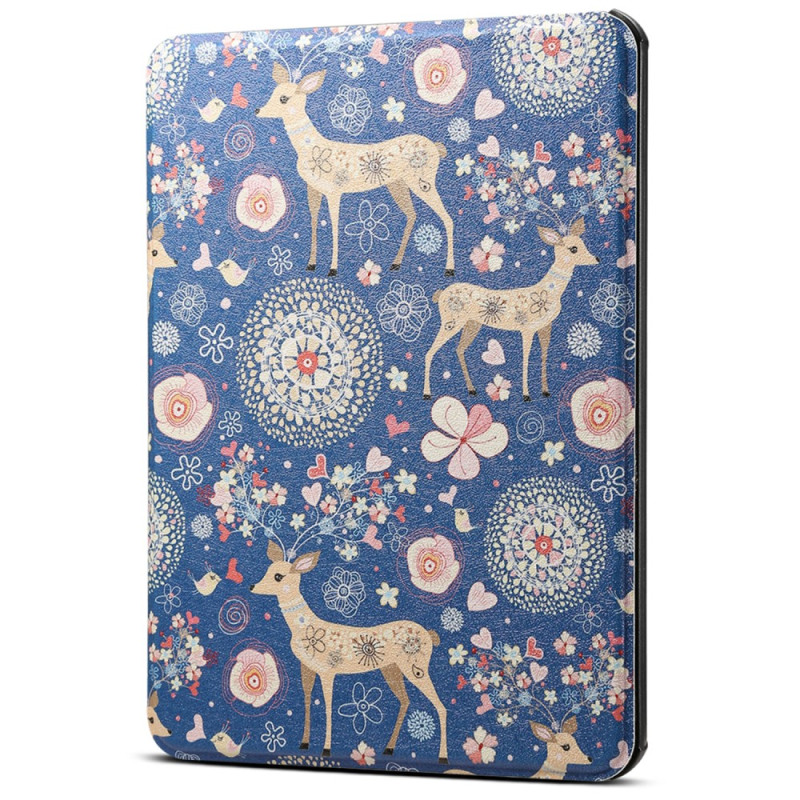 Étui Kindle Paperwhite 5 (2021) Cerfs et Fleurs