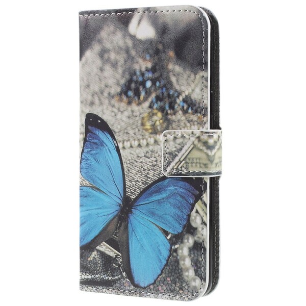 Housse Samsung Galaxy S9 Papillon Bleu