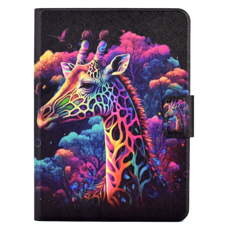 Housse Kindle 11 (2022) Girafe Colorée