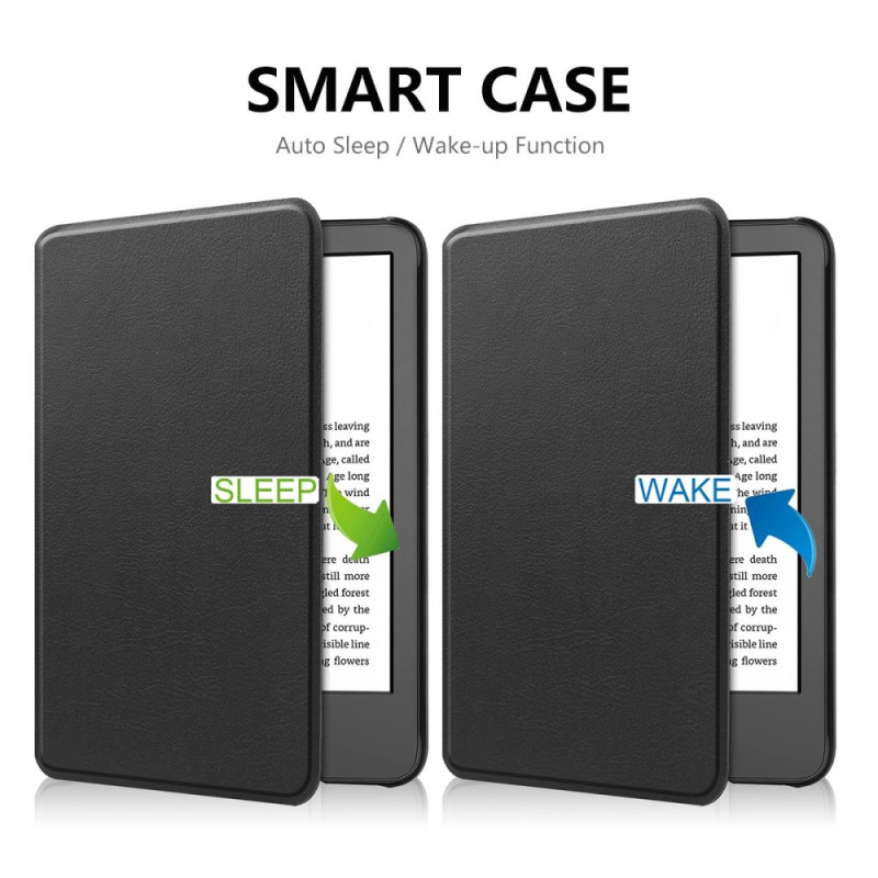 Smart Cover pour Kindle 2022, étui de protection en cuir pour