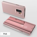 View Cover Samsung Galaxy S9 Miroir et Effet Cuir View Cover Samsung Galaxy S9 Miroir et Effet Cuir