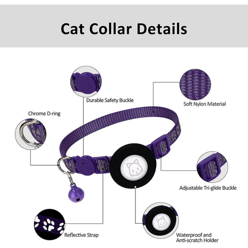 Collier Traqueur AirTag pour Chats et Chiens - Ma Coque