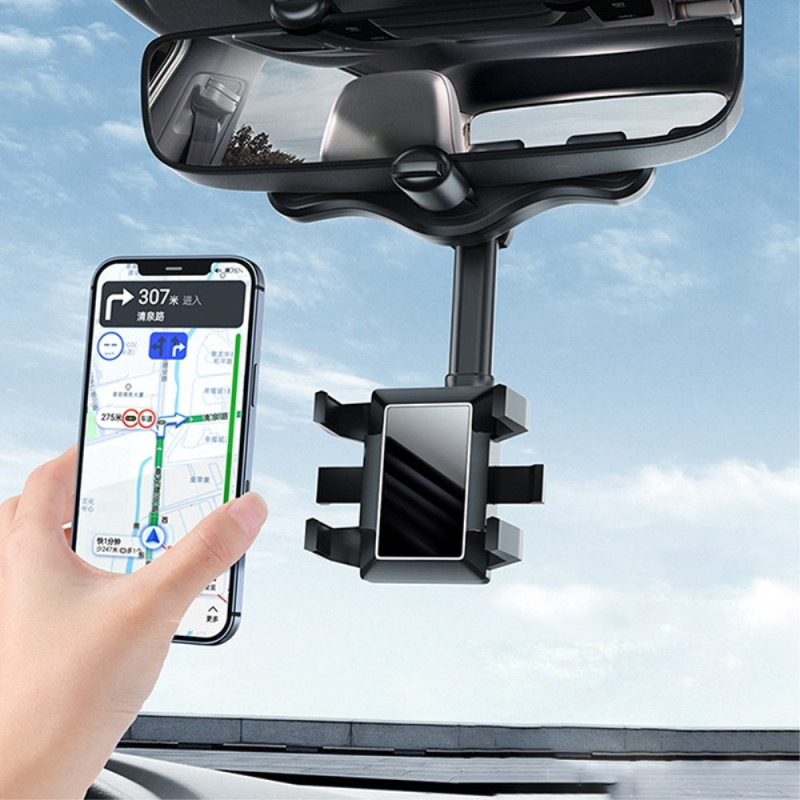 Anneau Magnétique Support Téléphone - Rotation 360°, Fixation Double Face - Pour Voiture, Bureau, Sport