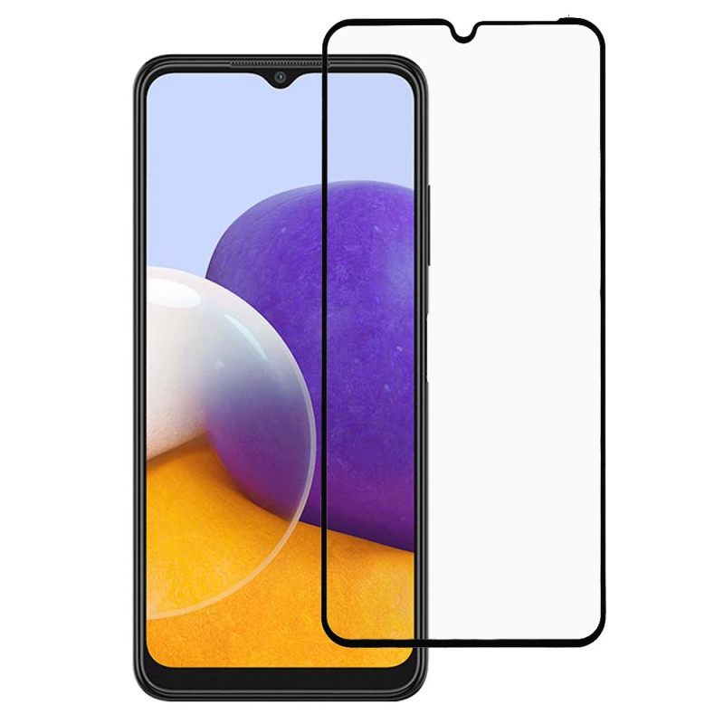 Protection en Verre Trempé Contours Noirs Écran Samsung Galaxy A22