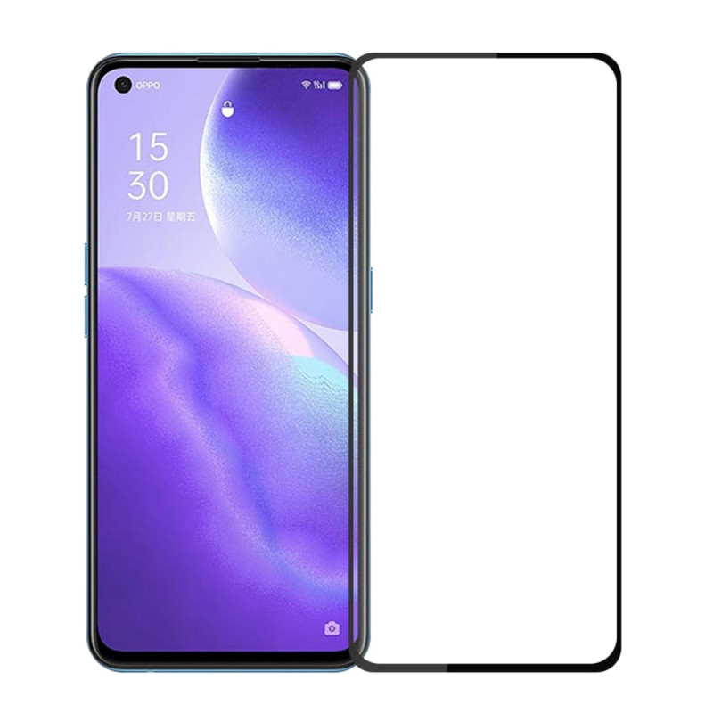 Protection en Verre Trempé Contours Noirs Écran Oppo Find X3 Lite