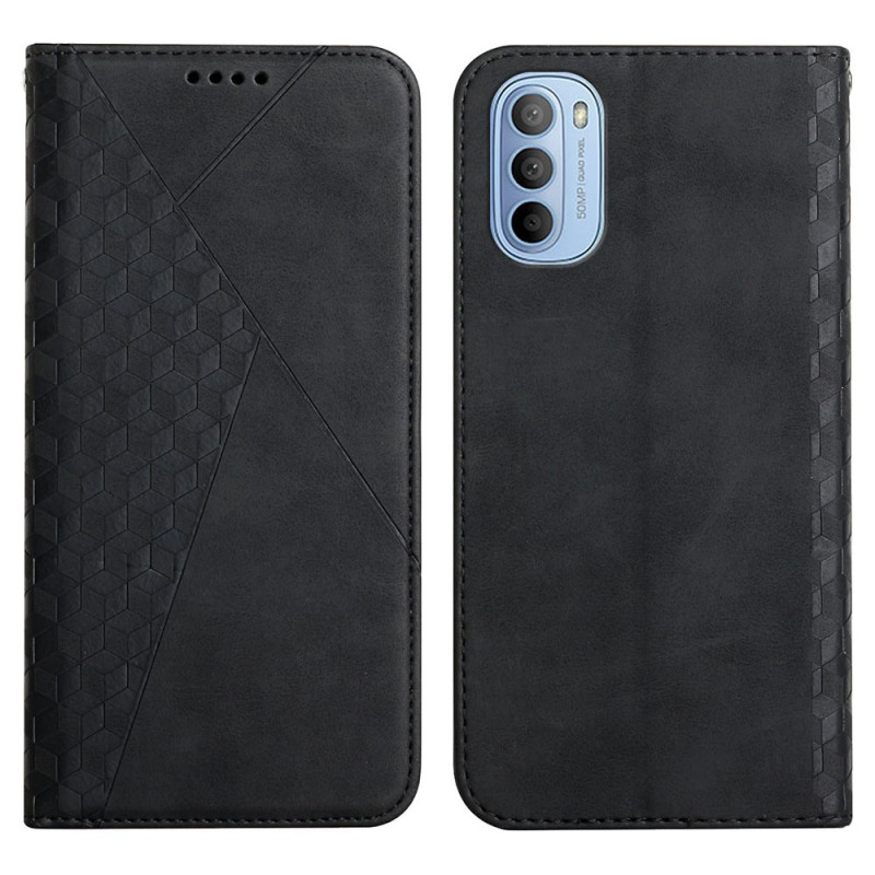 Flip Cover Moto G51 5G Nid d'Abeilles