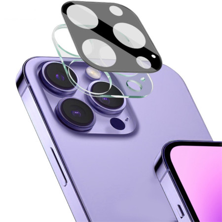 Protecteur d'écran iPhone 14 Pro Max + Lentille de caméra en verre