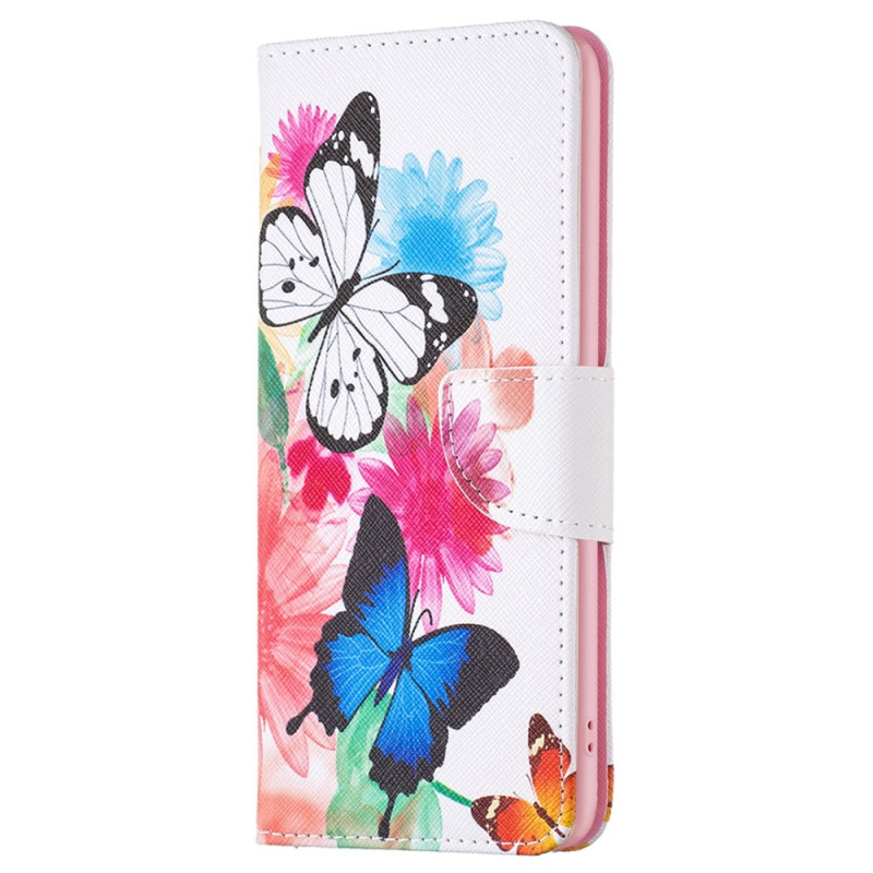 Housse Xiaomi 13T / 13T Pro Papillons Aquarelle