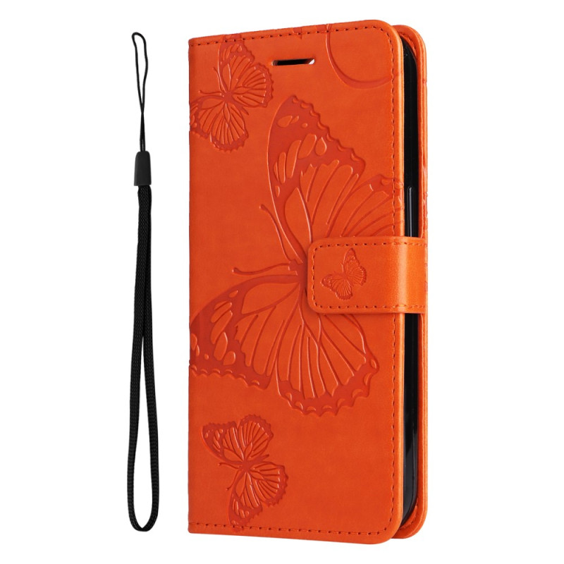 Housse Xiaomi 13 / 13T Pro Papillons Géants à Lanière