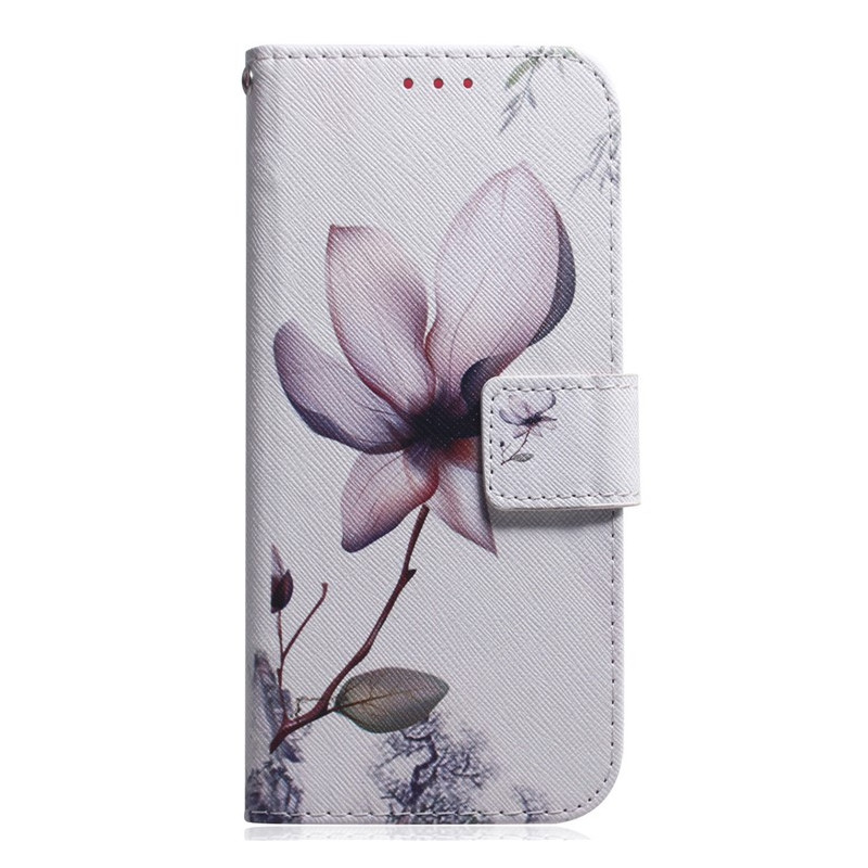 Housse Moto G14 Fleur Rose