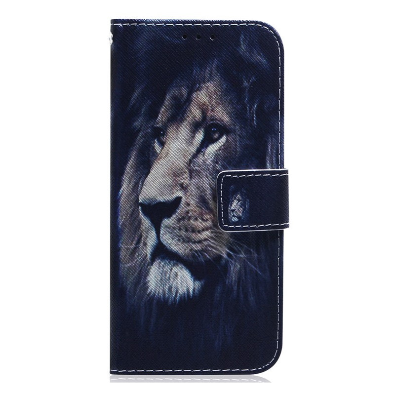 Housse Moto G14 Dreaming Lion