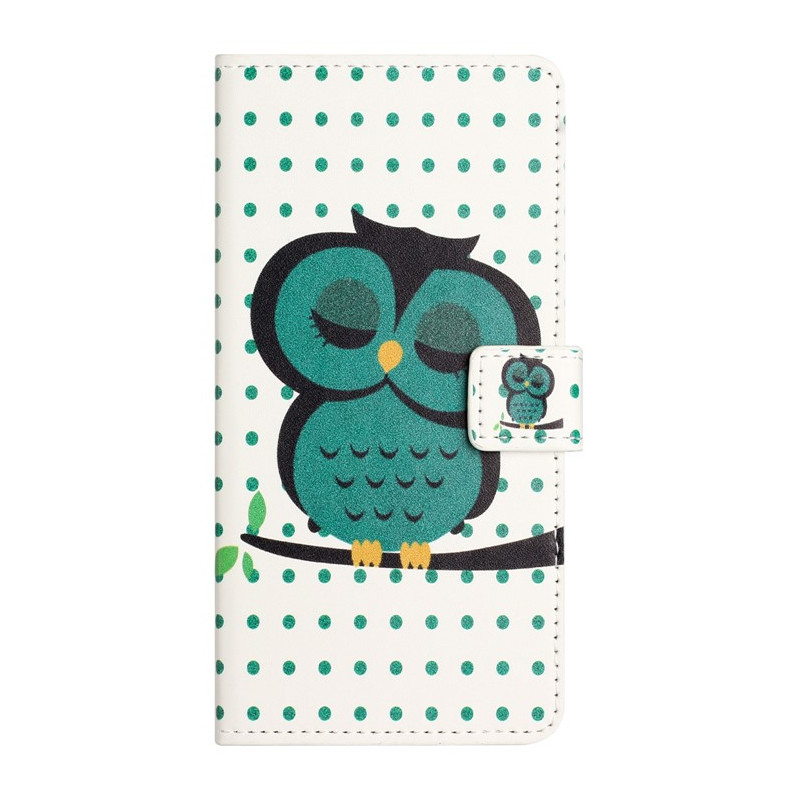 Housse Moto G14 Hibou Endormi