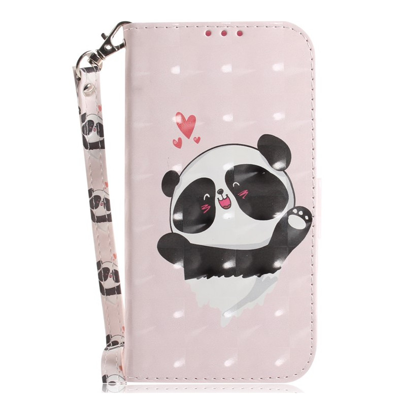 Housse Moto G14 Motif Cœur Panda