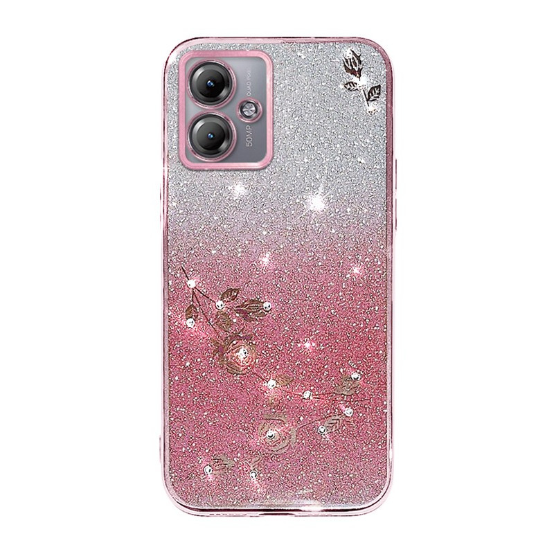 Coque Moto G14 4G Strass et Paillettes