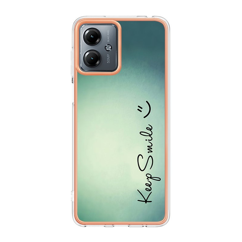 Coque Moto G14 Keep Smile