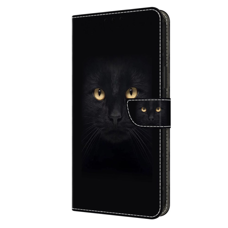 Housse Samsung Galaxy S24 5G Yeux de Chat noir