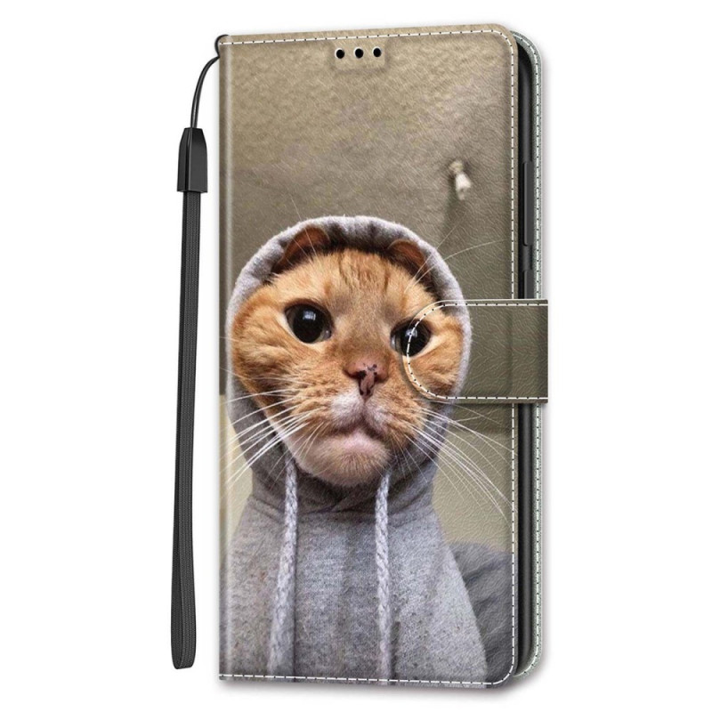Housse Samsung Galaxy S24 5G Yo Cat avec Lanière
