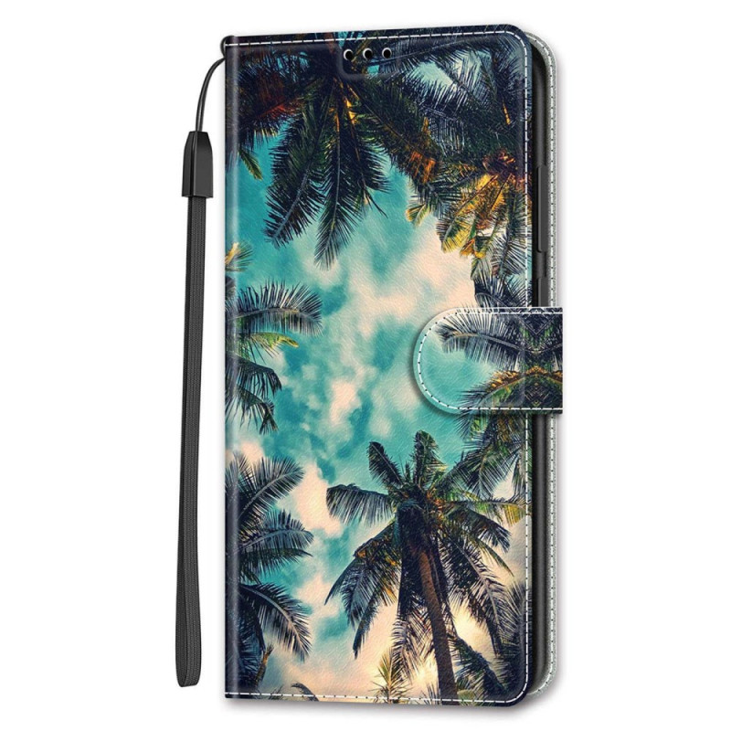 Housse Samsung Galaxy S24 5G Motif Noix de Coco à Lanière