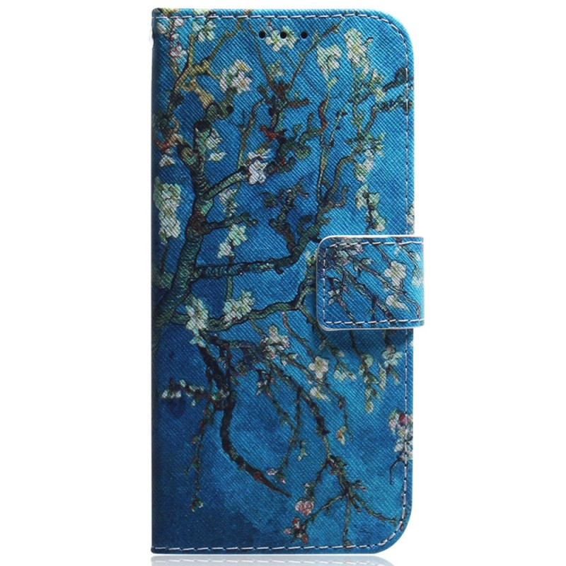 Housse Moto G84 5 Fleurs d'abricot