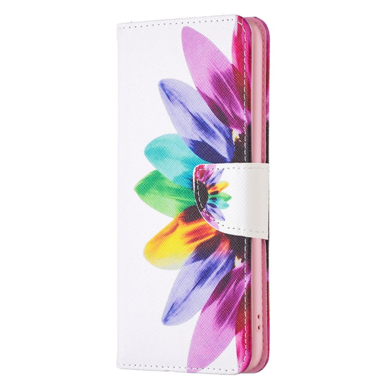 Housse Moto G84 5G Fleur Aquarelle