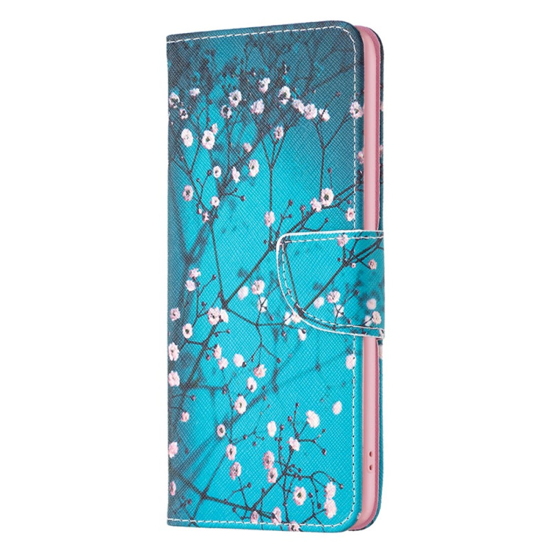 Housse Moto G84 5G Fleur de Prunier