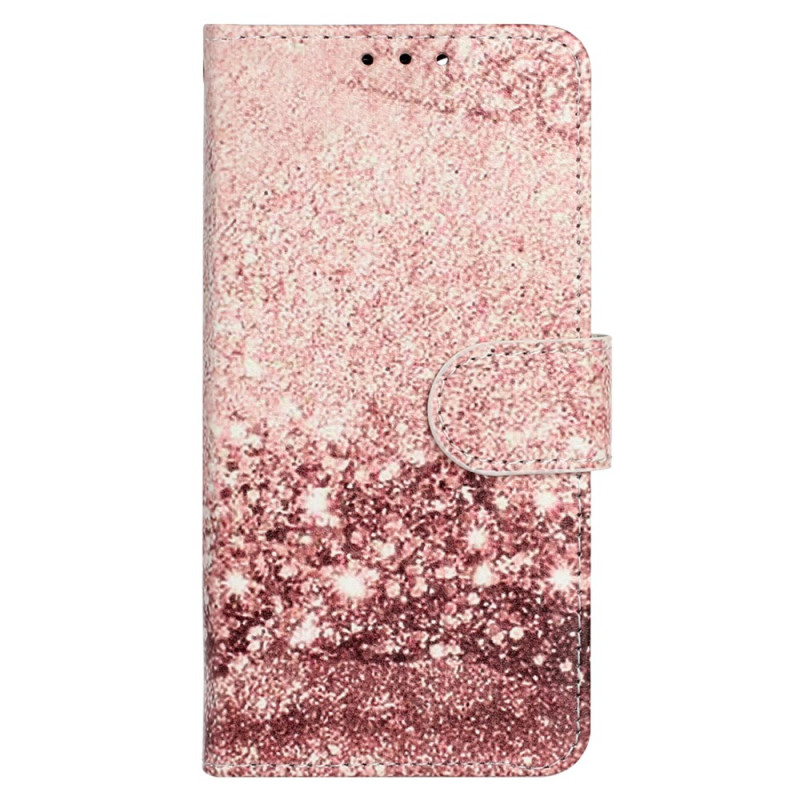 Housse Moto G54 5G Marbre Rose Doré