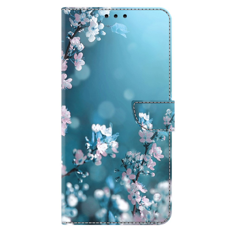 Housse Moto G54 5G Fleurs de Prunier