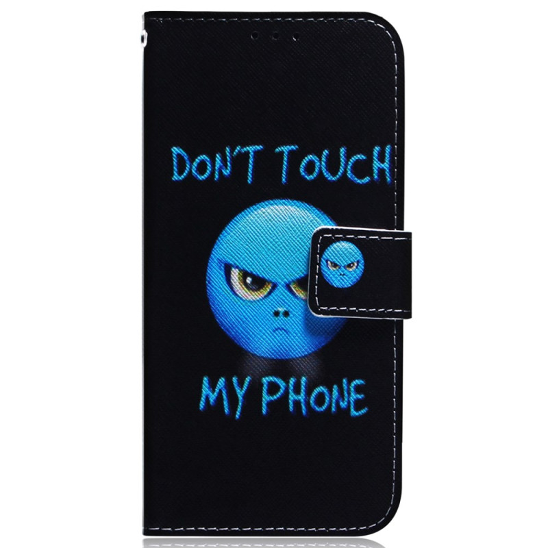 Housse Moto G54 5G Emoji Don't Touch my Phone