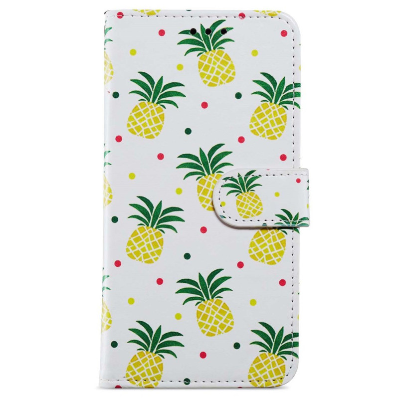 Housse Moto G54 5G Ananas à Lanière