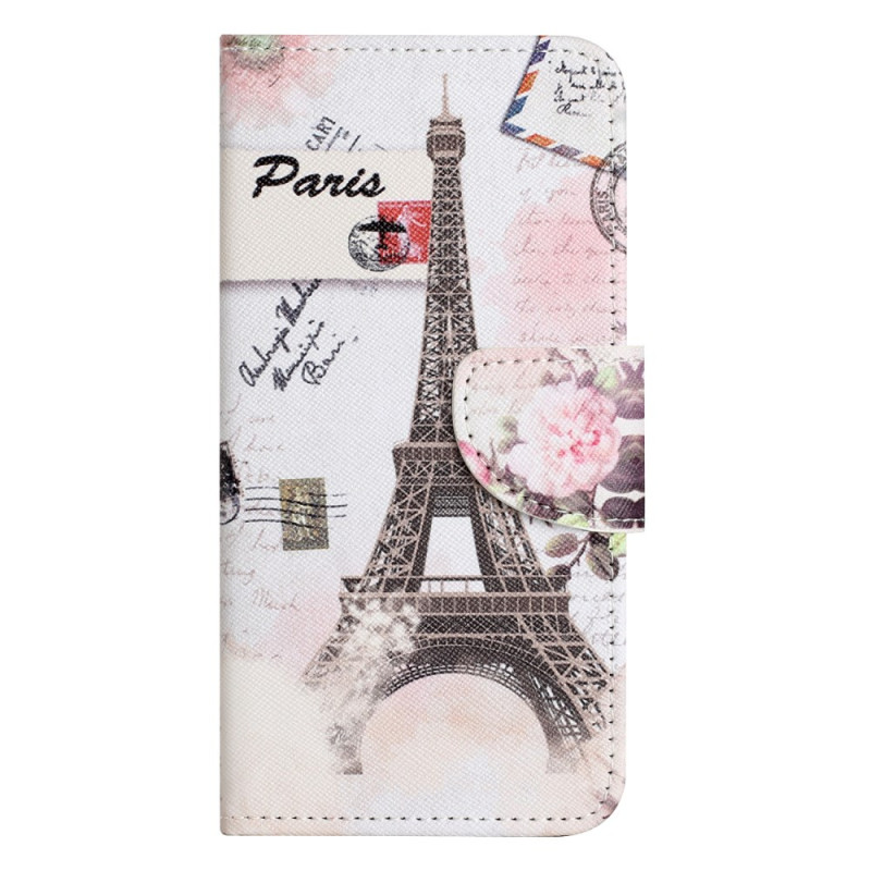 Housse Moto G54 5G Tour Eiffel Vintage