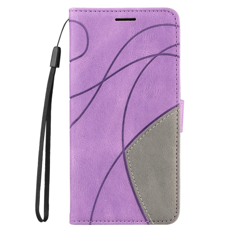 Housse Moto G54 5G Bicolore à Lanière