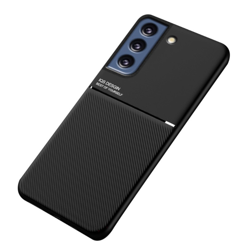 Coque Samsung Galaxy S21 FE Feuille Métallique Magnétique