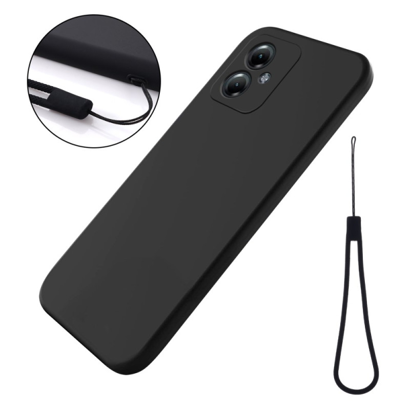 Coque Moto G54 5G Silicone Liquide à Lanière