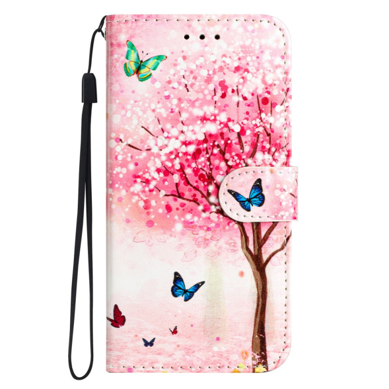 Housse Xiaomi Redmi 13C / Poco C65 Cerisier en fleurs à Lanière