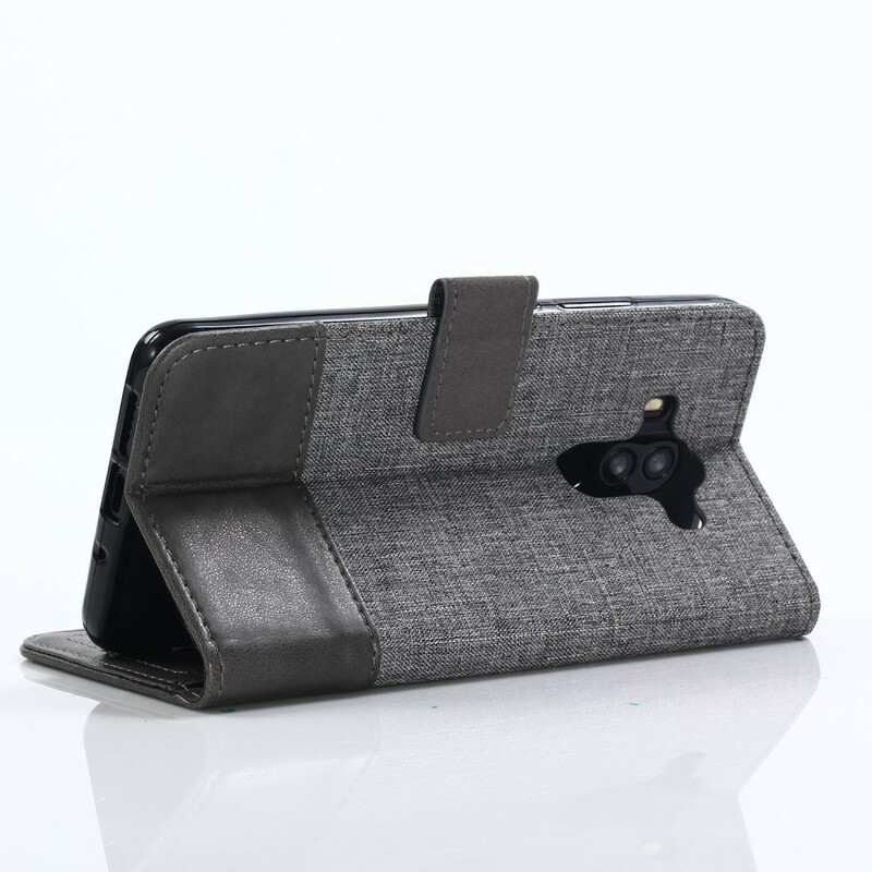 Housse Huawei Mate 10 Pro Muxma Tissu et Effet Cuir Housse Huawei Mate 10 Pro Muxma Tissu et Effet Cuir